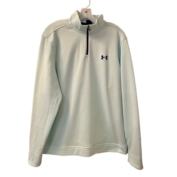 Under Armour Tops - Women’s Under Armour Mint Green 1/4 Zip Pullover Sweatshirt - Size L - NWOT
